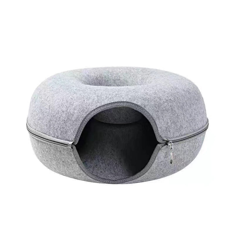 2-in-1 Donut Cat Bed - Image 5