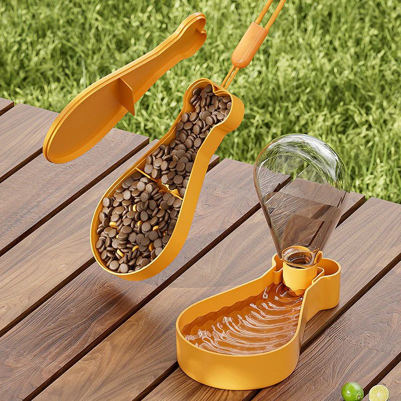 2-in-1 On-the-Go Feeding Station - Chicken Drumstick Design - Image 5