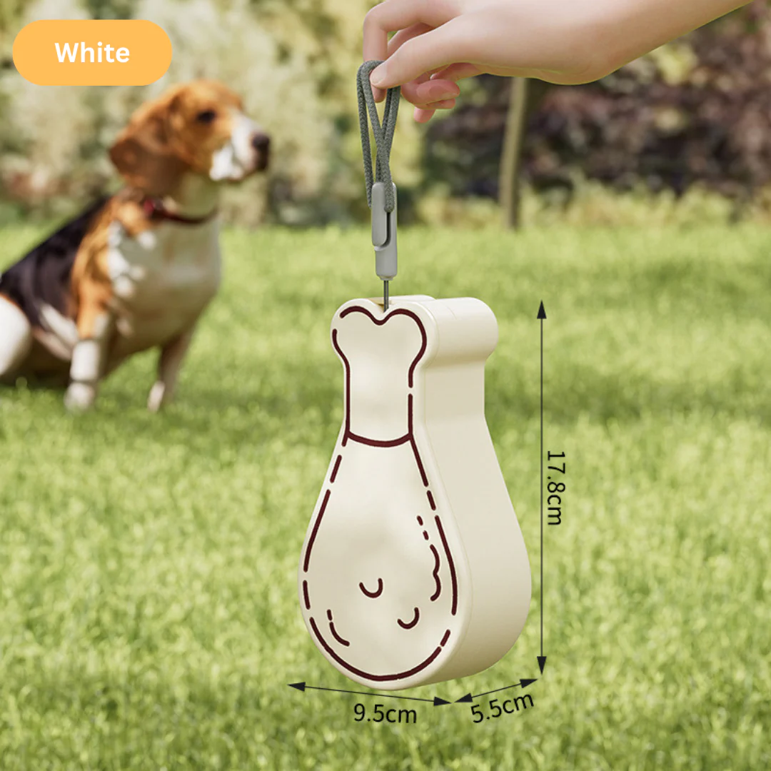 2-in-1 On-the-Go Feeding Station - Chicken Drumstick Design - Image 7