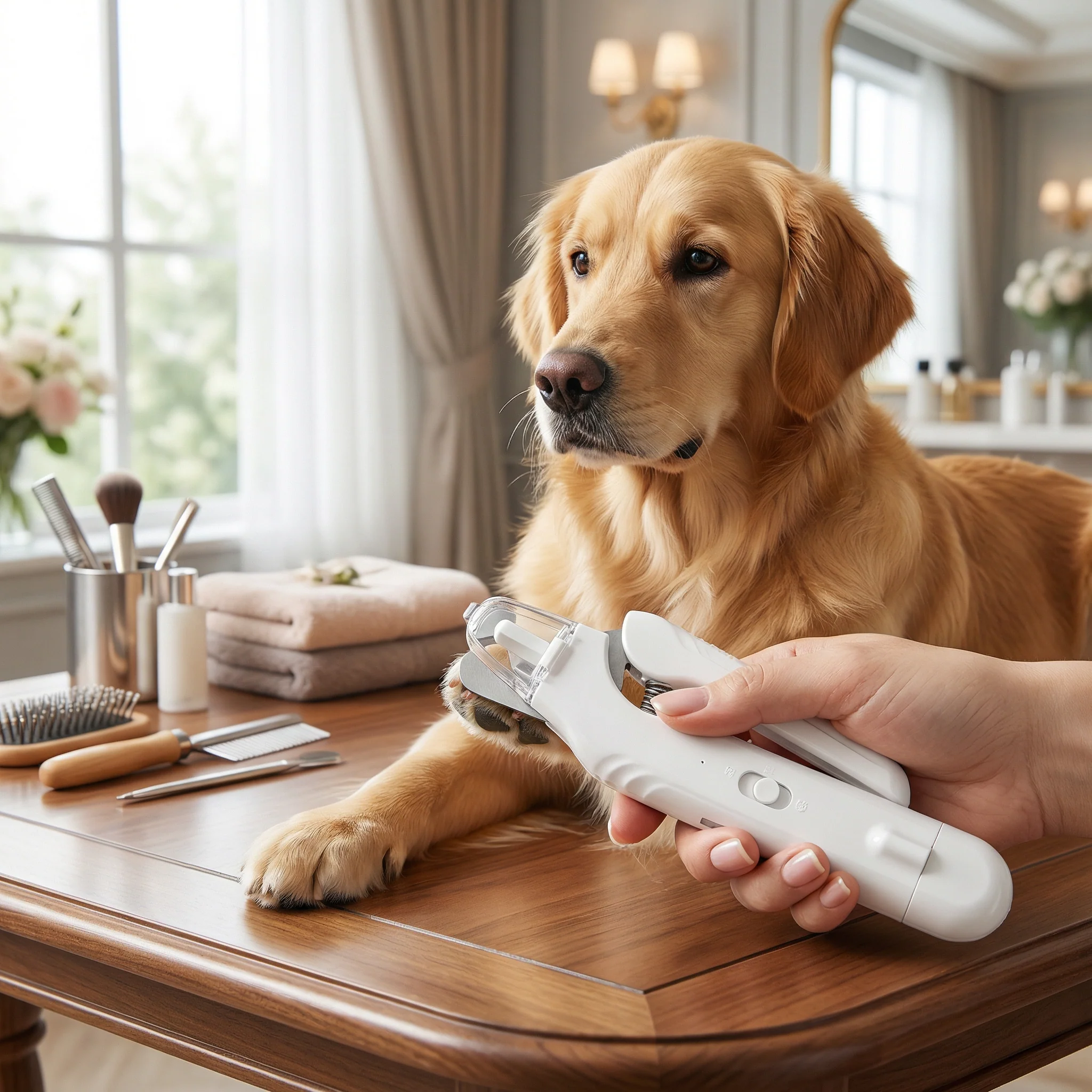 2-in-1 Professional Dog Nail Clipper & Grinder β Ultra-Quiet & Rechargeable