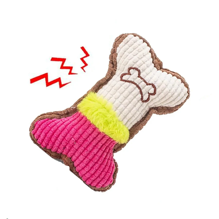 Bone Plush Chew Toy - Image 6