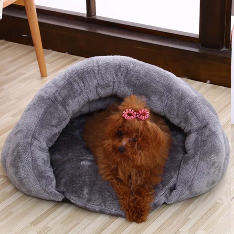 Calming Cave Dog Bed β RelaxNest Comfort