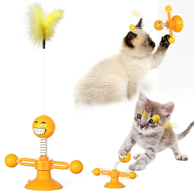Cat Fun & Scratching Windmill - PlaySpin - Image 5