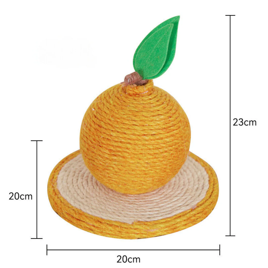 Cat Scratch Orange made of Sisal - Image 3