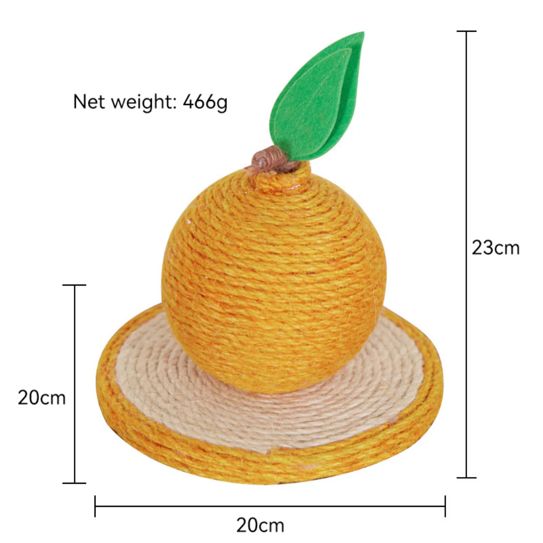 Cat Scratch Orange made of Sisal - Image 5