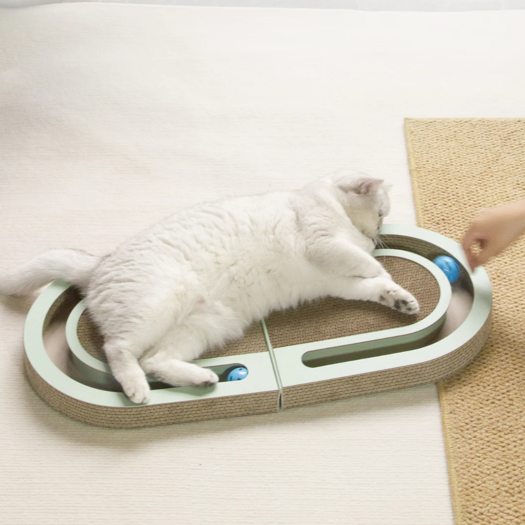 Cat Scratching and Play Bed Made of Cardboard - Image 2