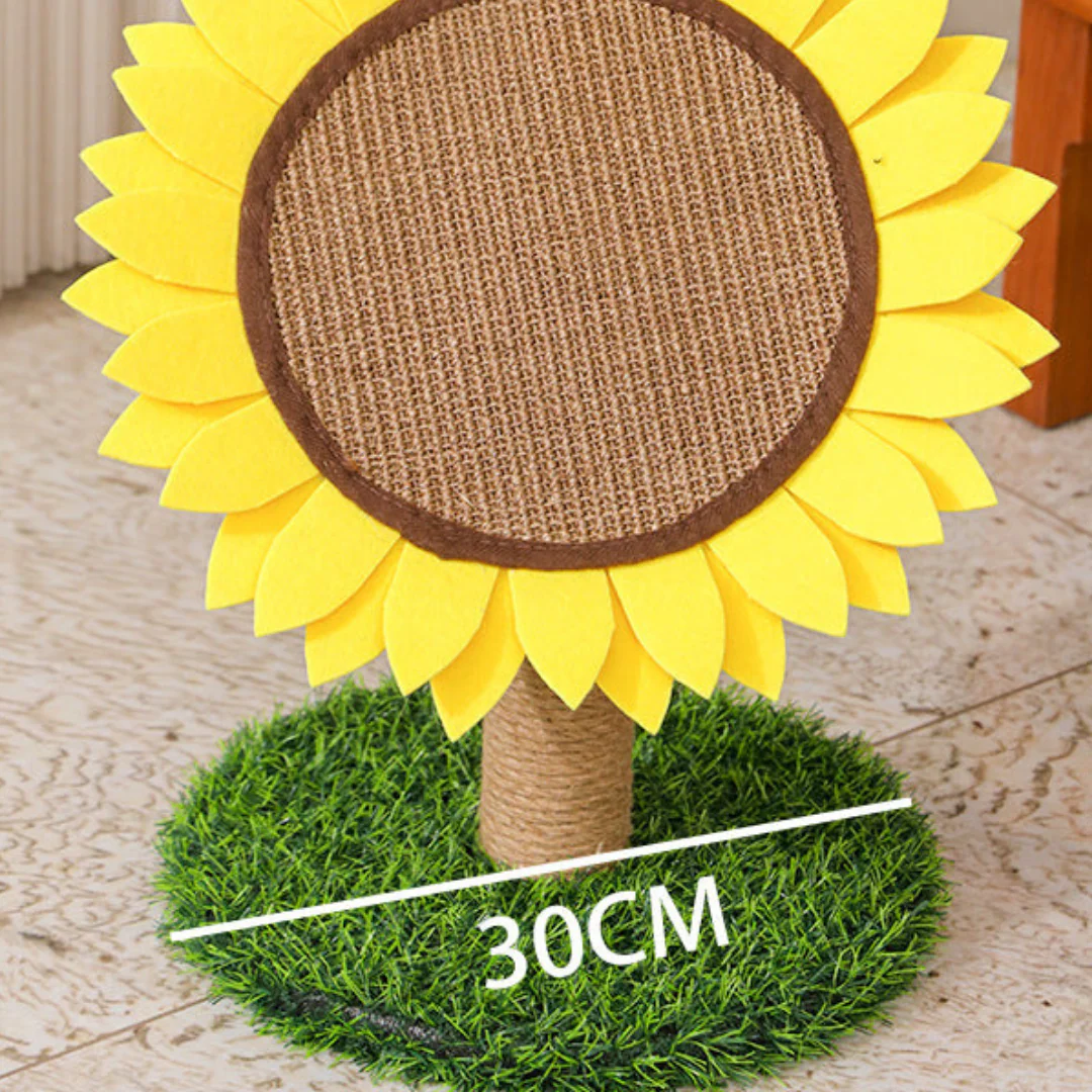 Cat Sunflower Scratching Post made of Sisal - Image 4