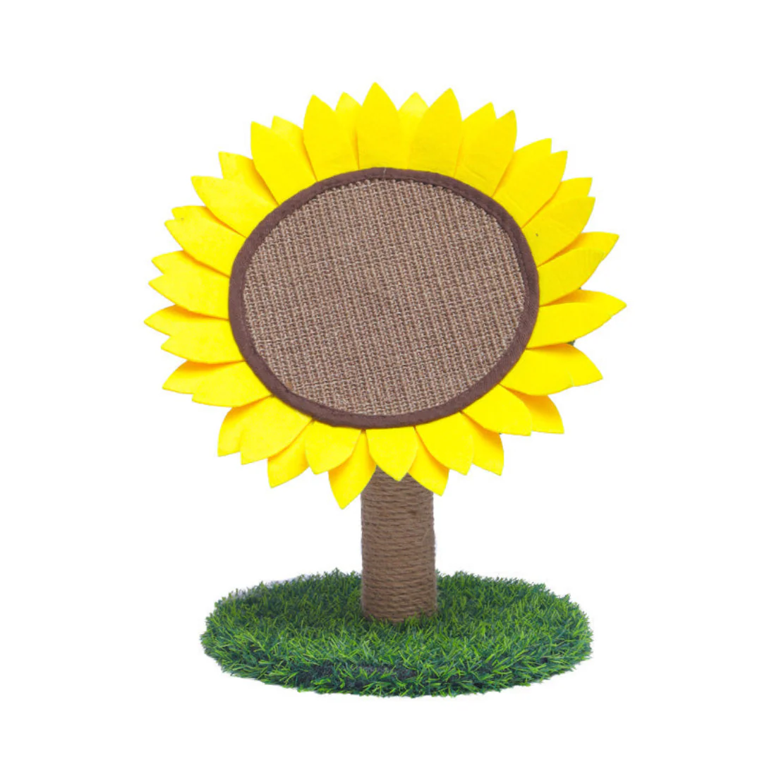 Cat Sunflower Scratching Post made of Sisal - Image 5