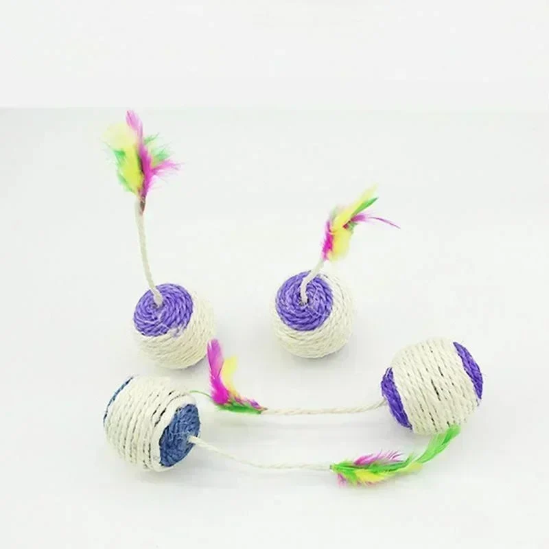 Cat Toy Sisal Scratching Ball - Image 2