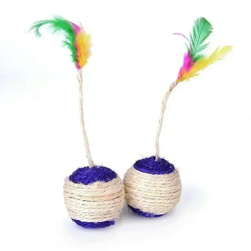 Cat Toy Sisal Scratching Ball - Image 4