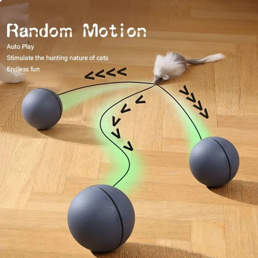 Cat turbo ball with tail toy - Image 5