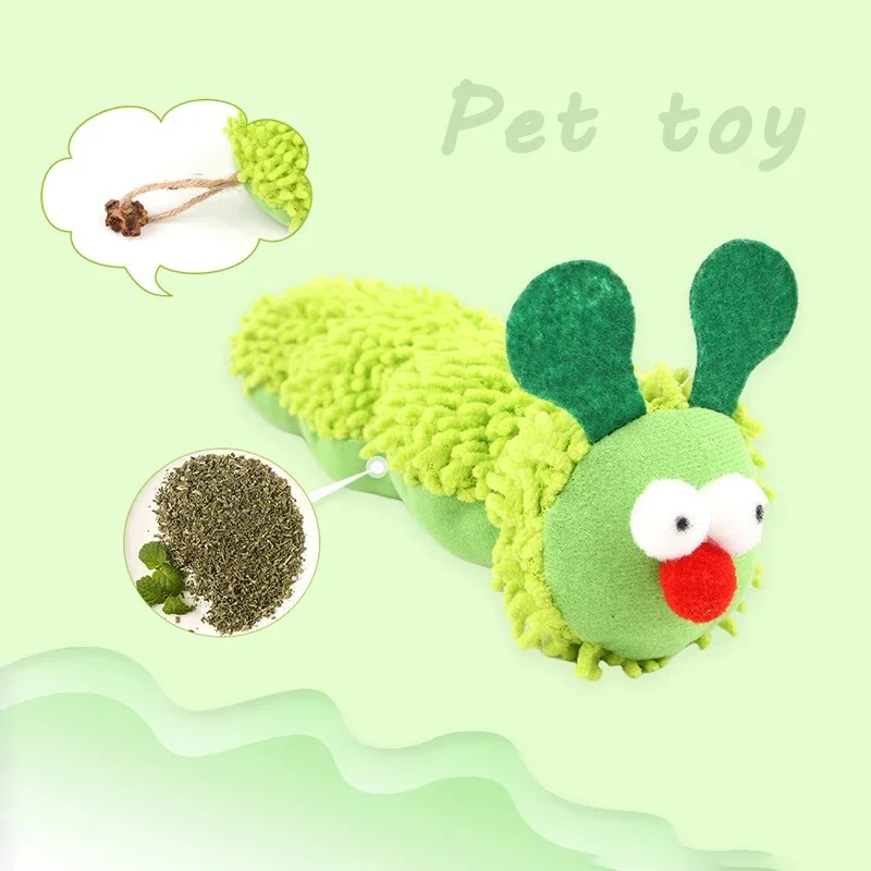 Caterpillar Catnip Back Tooth Toy - Image 3