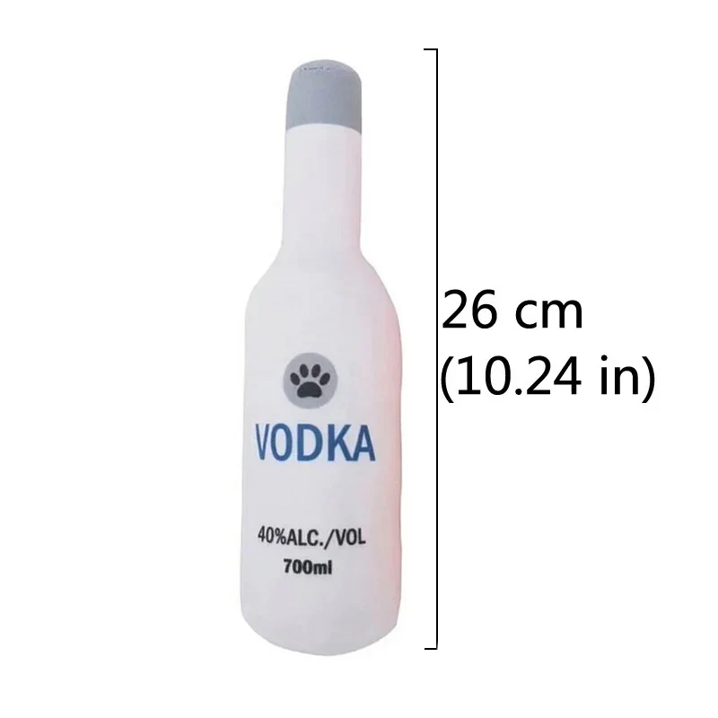 Champagne Bottle Shape Dog Toy - Image 10