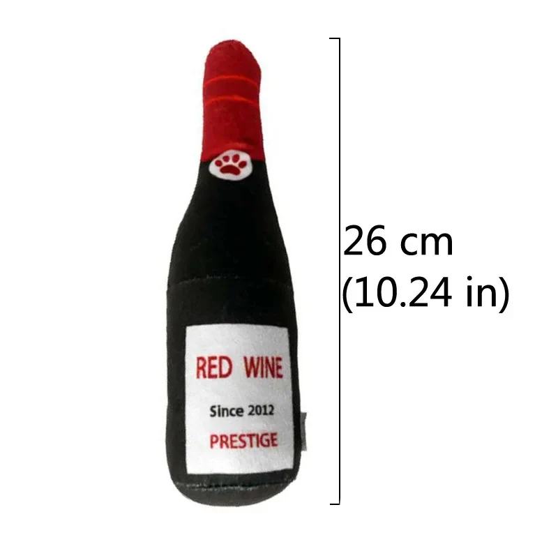 Champagne Bottle Shape Dog Toy - Image 6