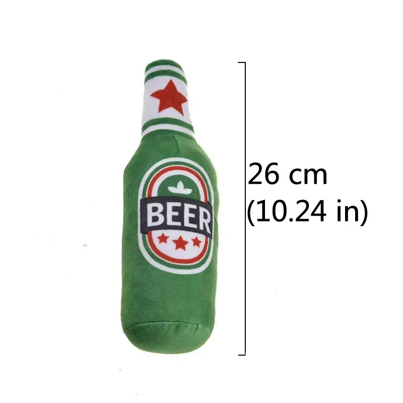 Champagne Bottle Shape Dog Toy - Image 7