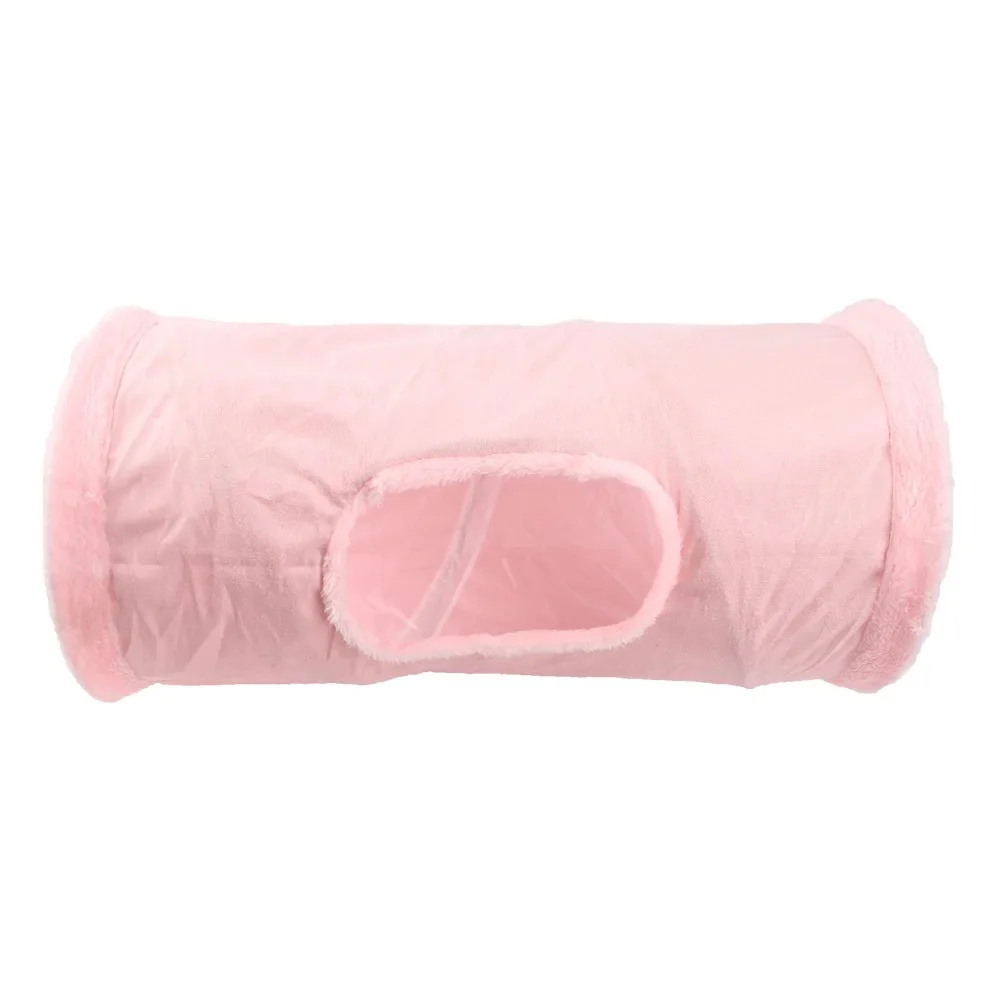 Collapsible Winter Suede Cat Tunnel - Image 4