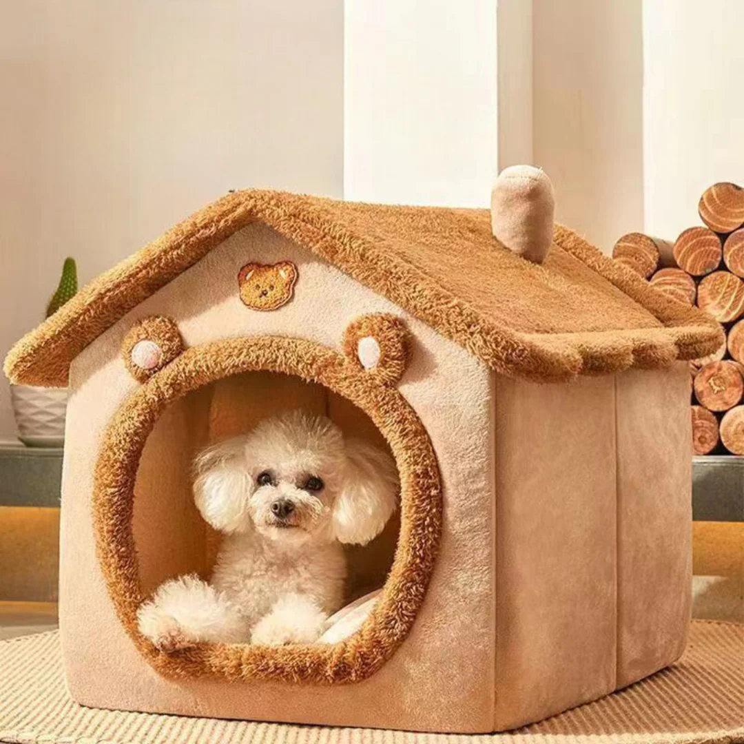 Cosy plush cat house - Image 5
