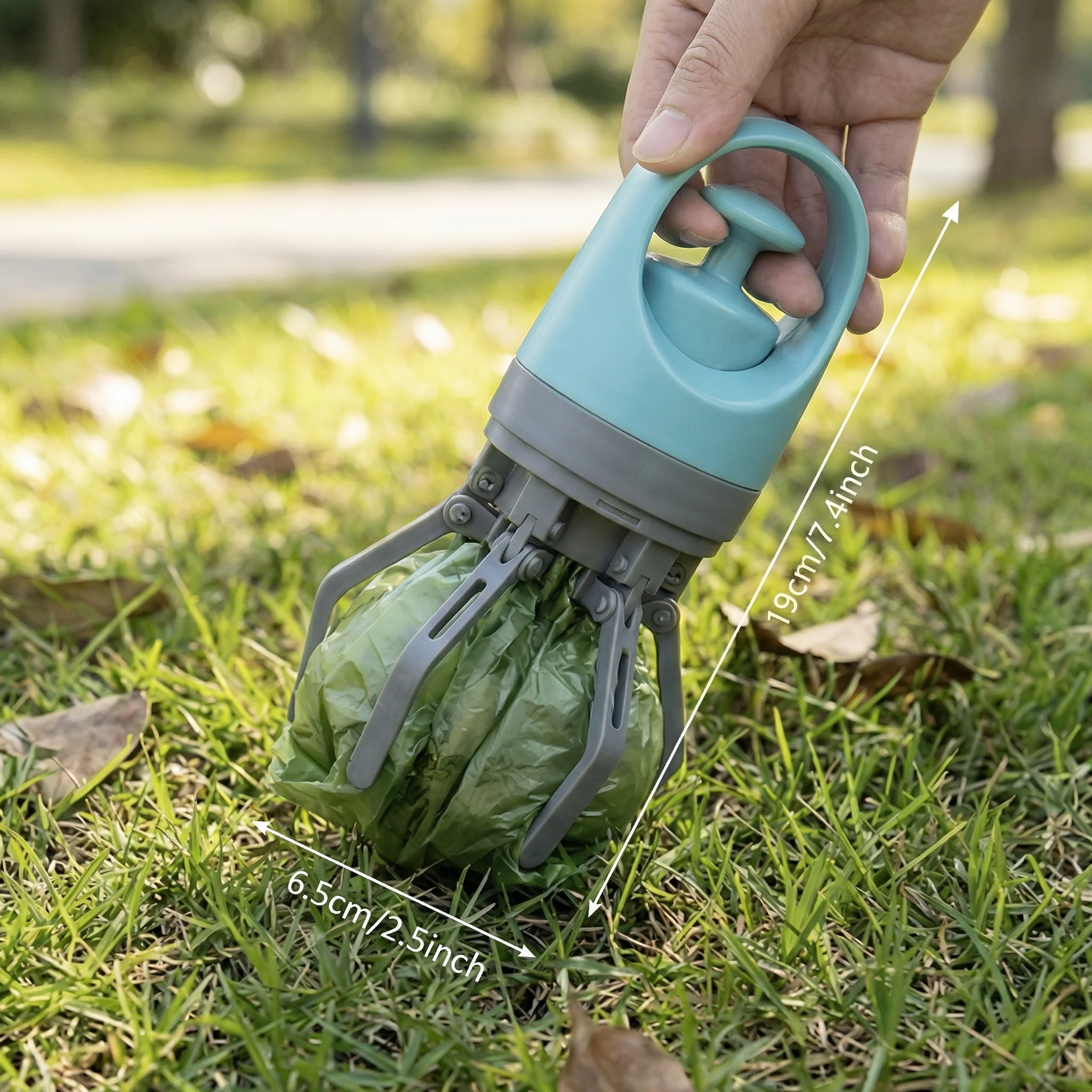 Dog Poop Scooper with Bags โ Portable Outdoor Cleaning Set