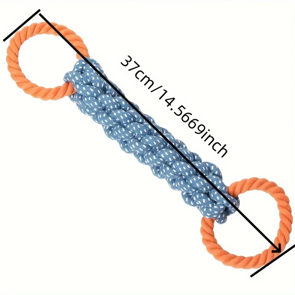 Dog Rope Toy with Double Ring - Image 3
