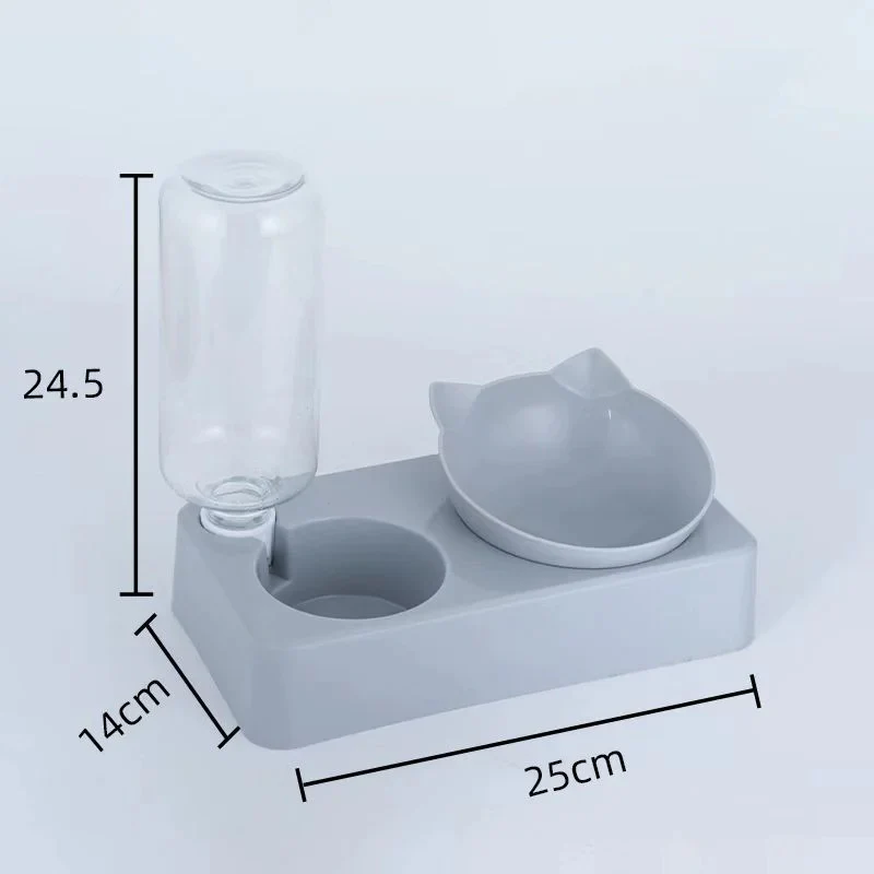 Dual-Purpose Tilted Pet Bowl - Image 9