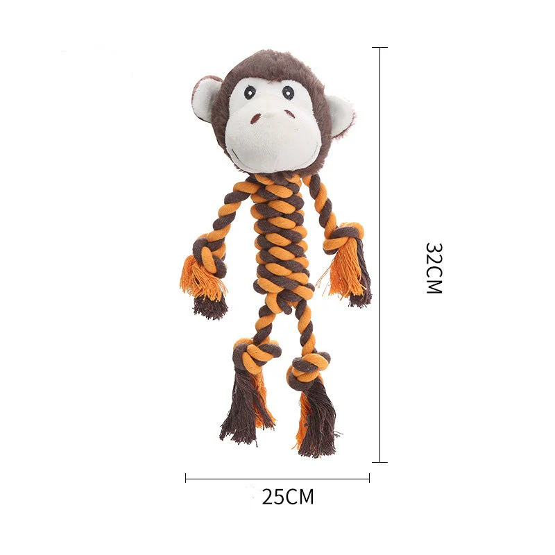 Durable Dog Toy With Plush Head - Image 10