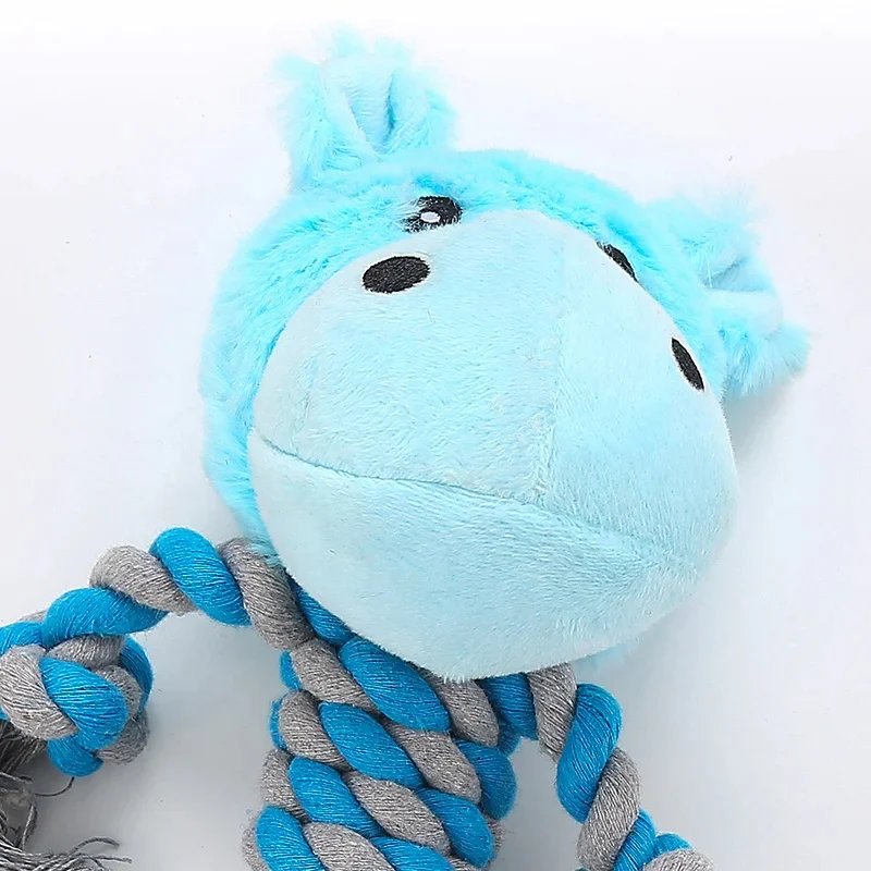 Durable Dog Toy With Plush Head - Image 5