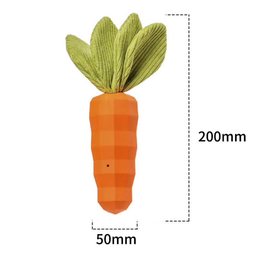 Eco-Friendly Natural Rubber Carrot for Dogs - Image 7