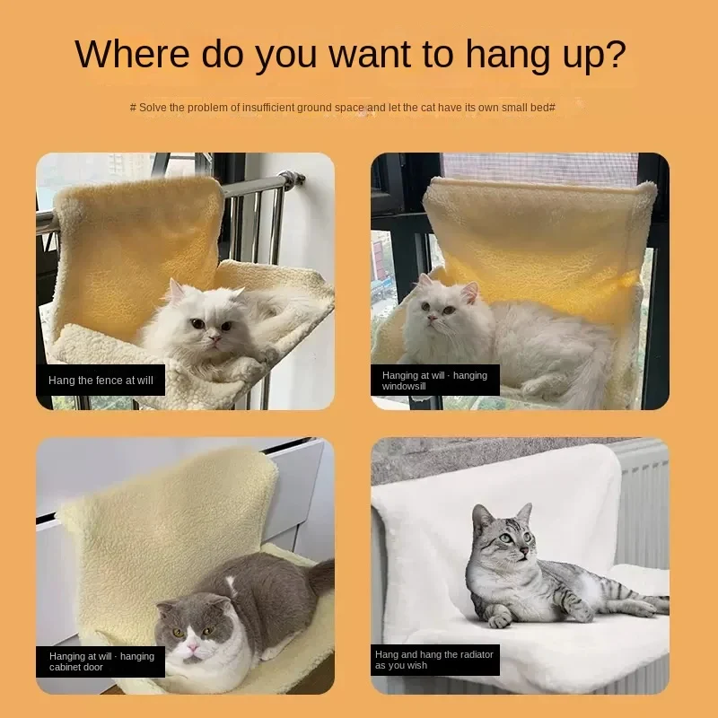 Fluffy Cat Hammock - Image 4