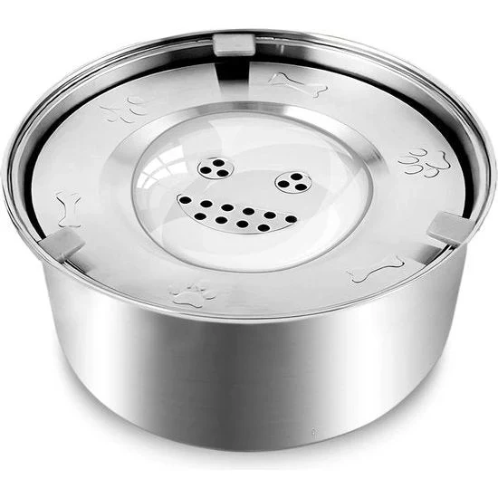 FreshPaws – Stainless Steel Dog Water Bowl with Anti-Spill Function - Image 2
