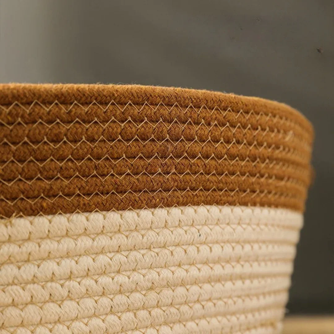 Hand-woven Cotton Rope Cat Bed - Image 5