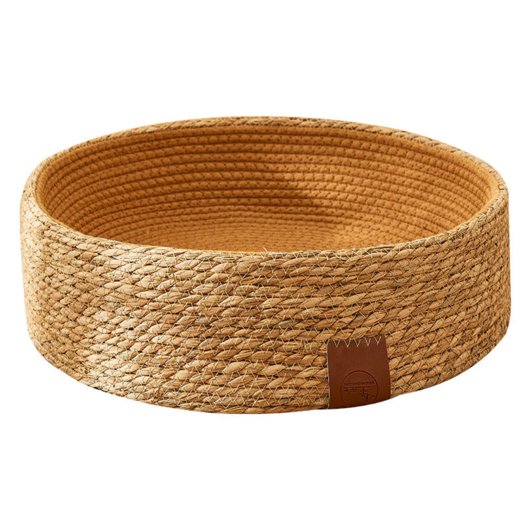 Hand-woven rattan cat scratching bed - Image 6