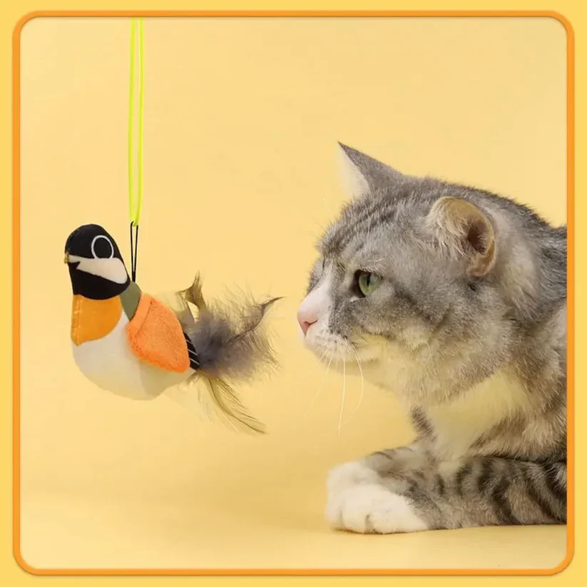 Hanging bird cat toy - Image 2