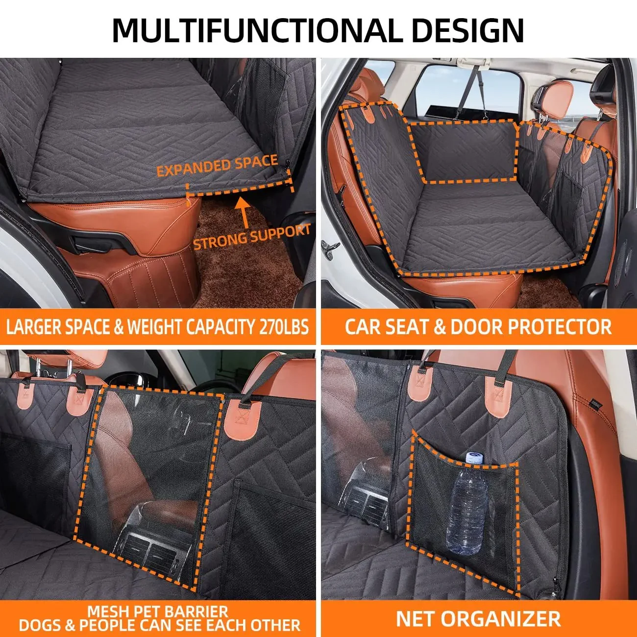 Hard Bottom Car Seat Extender for Dogs - Image 4