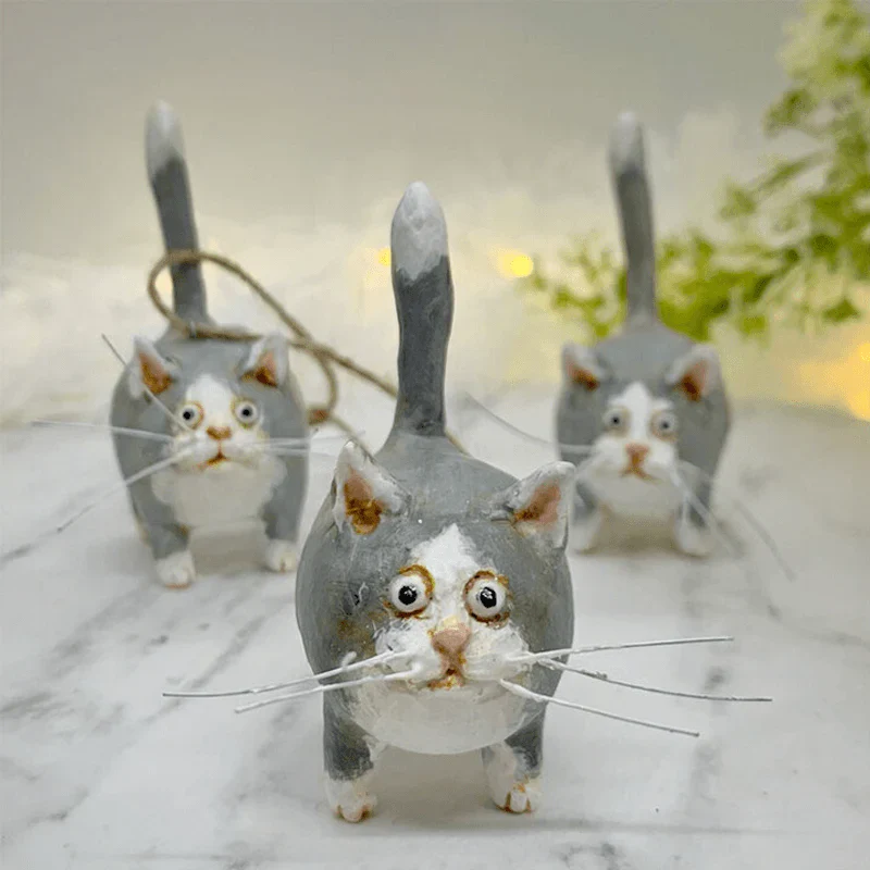 HolidayPaws – Handmade Cat Christmas Tree Ornaments - Image 3