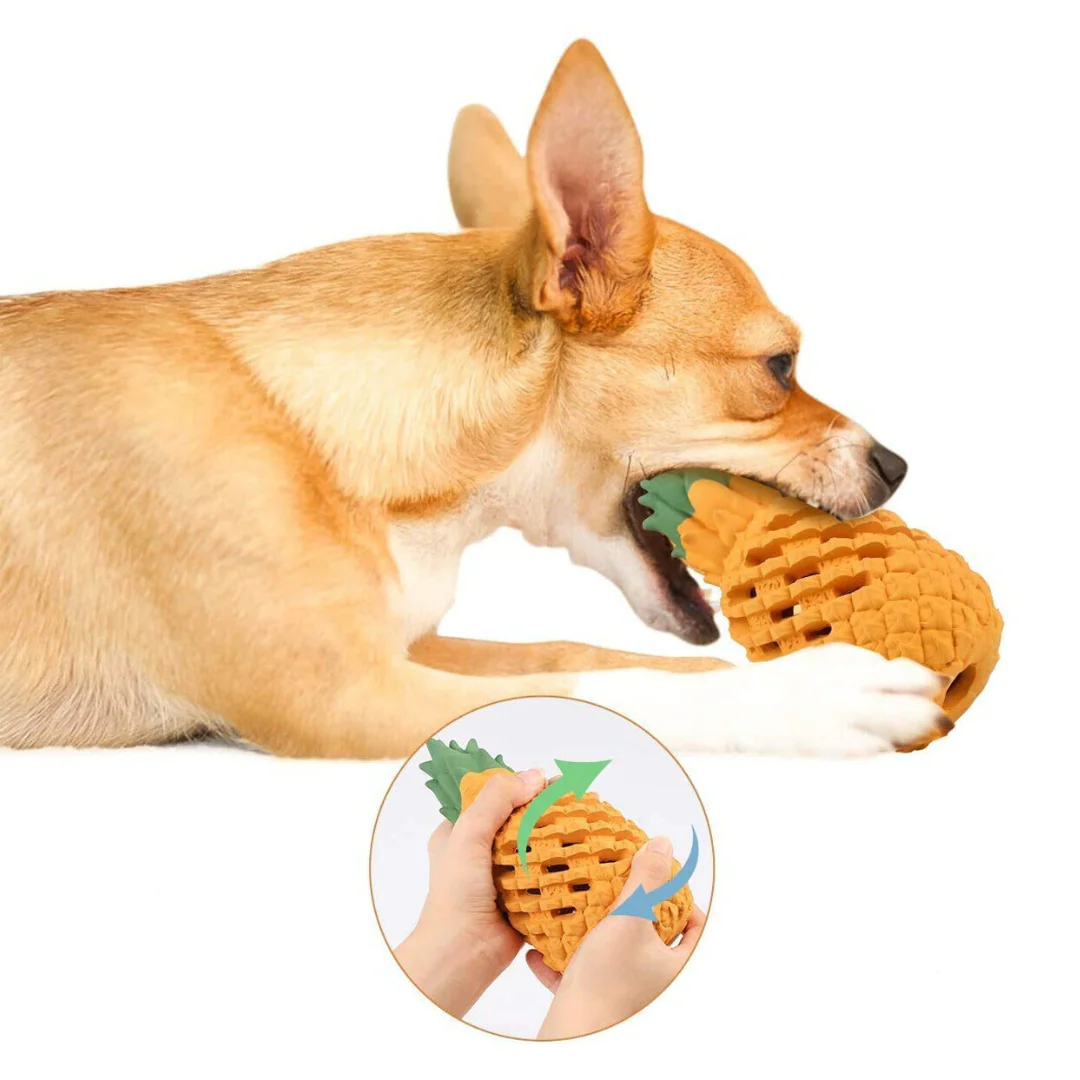 Indestructible Pineapple Chew Toy for Dogs - Image 4