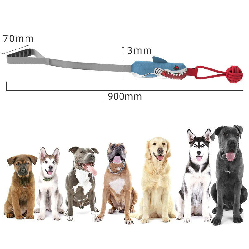 Interactive Dog Tug Toy in Various Animal Designs - Image 3