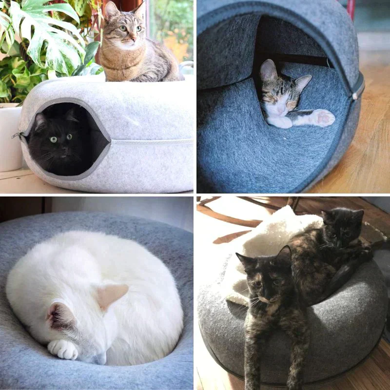 Luxurious Cat Bed and Playhouse – SchnurrNest - Image 2