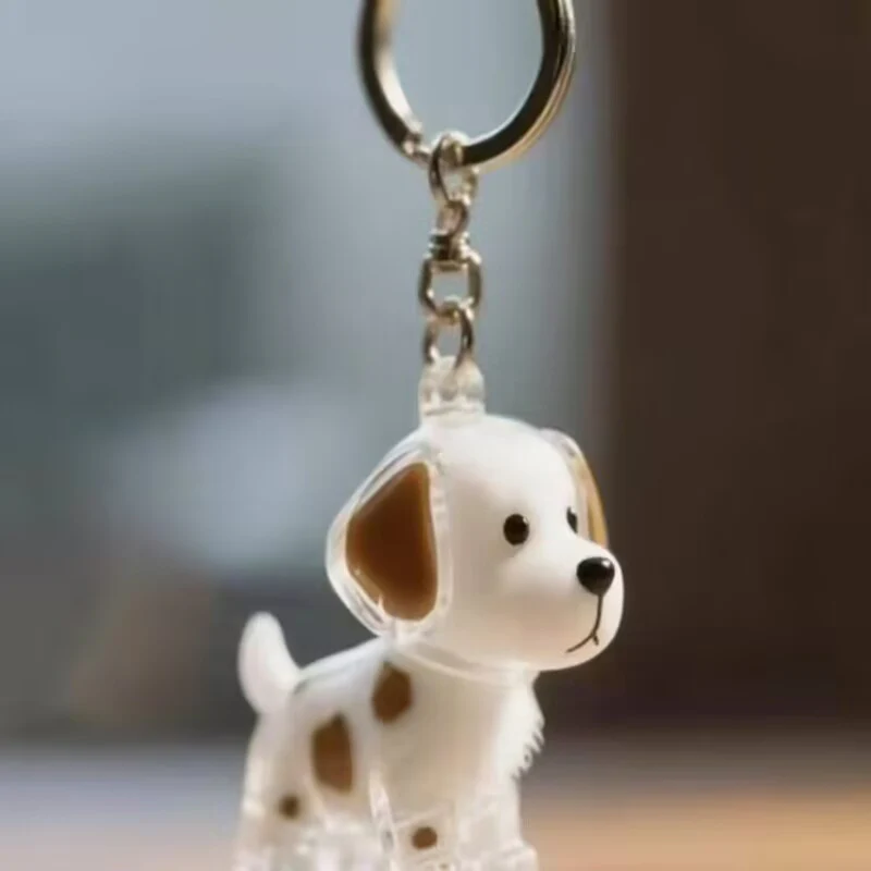 Memorial fur pendant in dog shape - Image 5