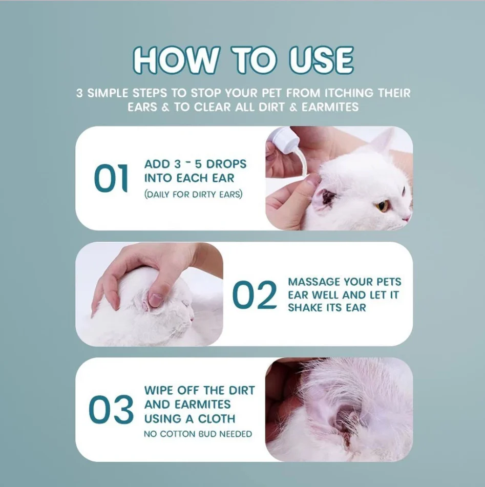 Natural Cat Ear Cleaning Drops - Image 5