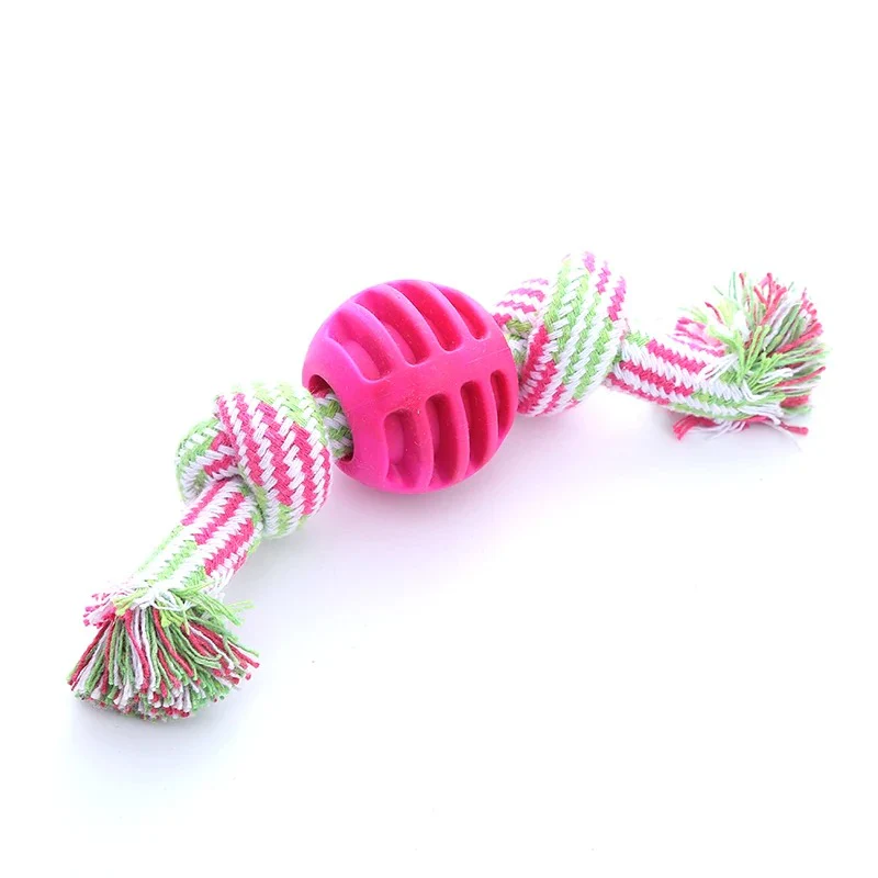 Pet Dog Toy Cotton Rope Double Knot - Image 5