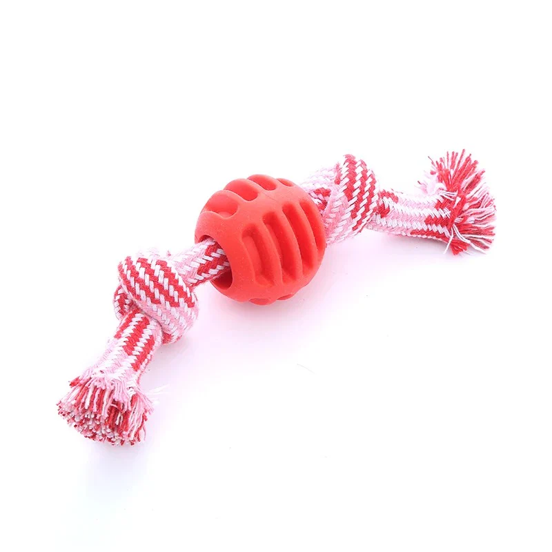 Pet Dog Toy Cotton Rope Double Knot - Image 6