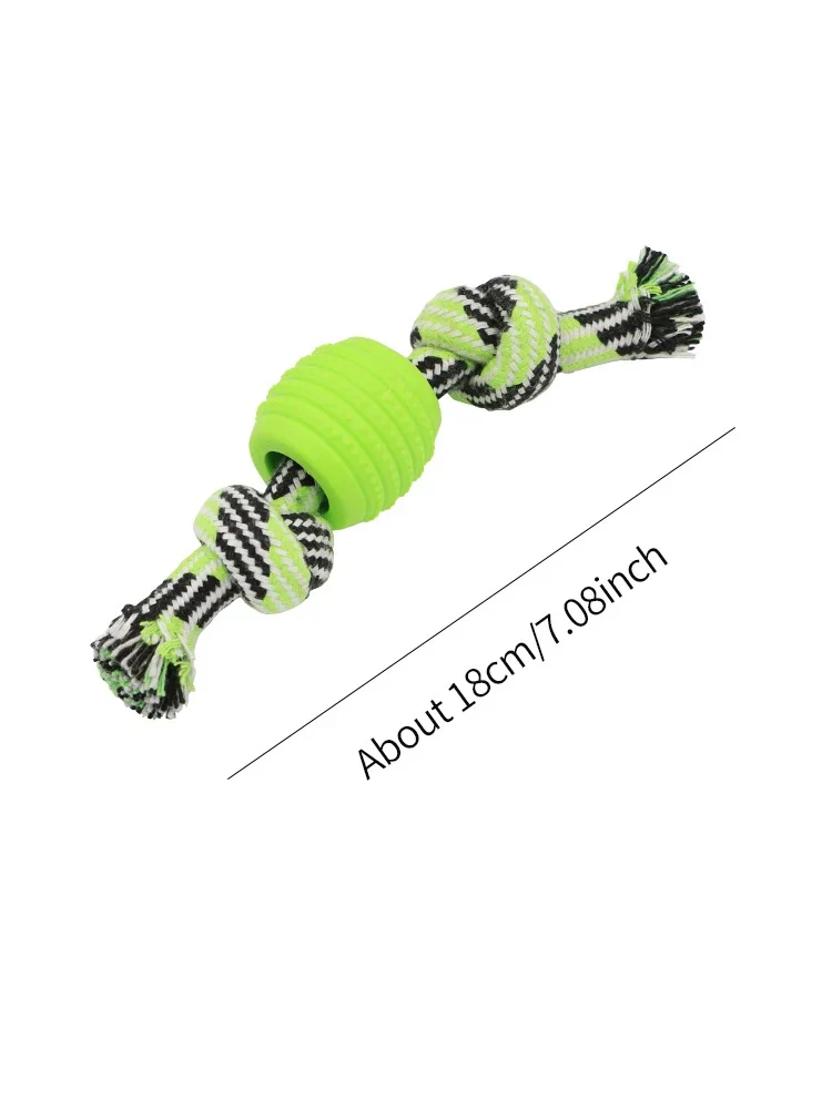 Pet Dog Toy Cotton Rope Double Knot - Image 9