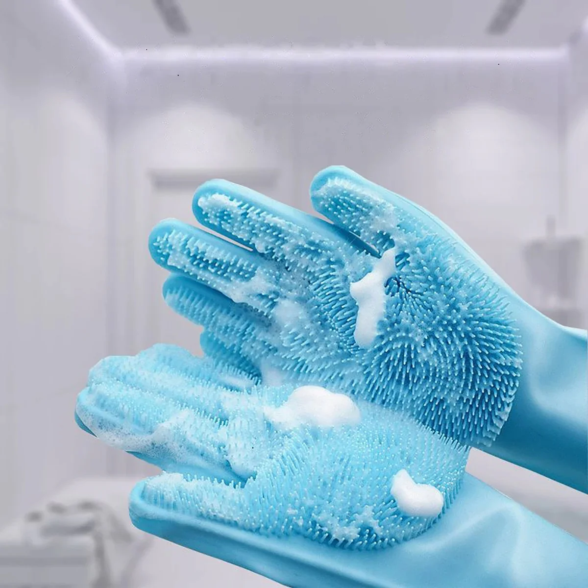 Pet Grooming Cleaning Gloves - Image 2