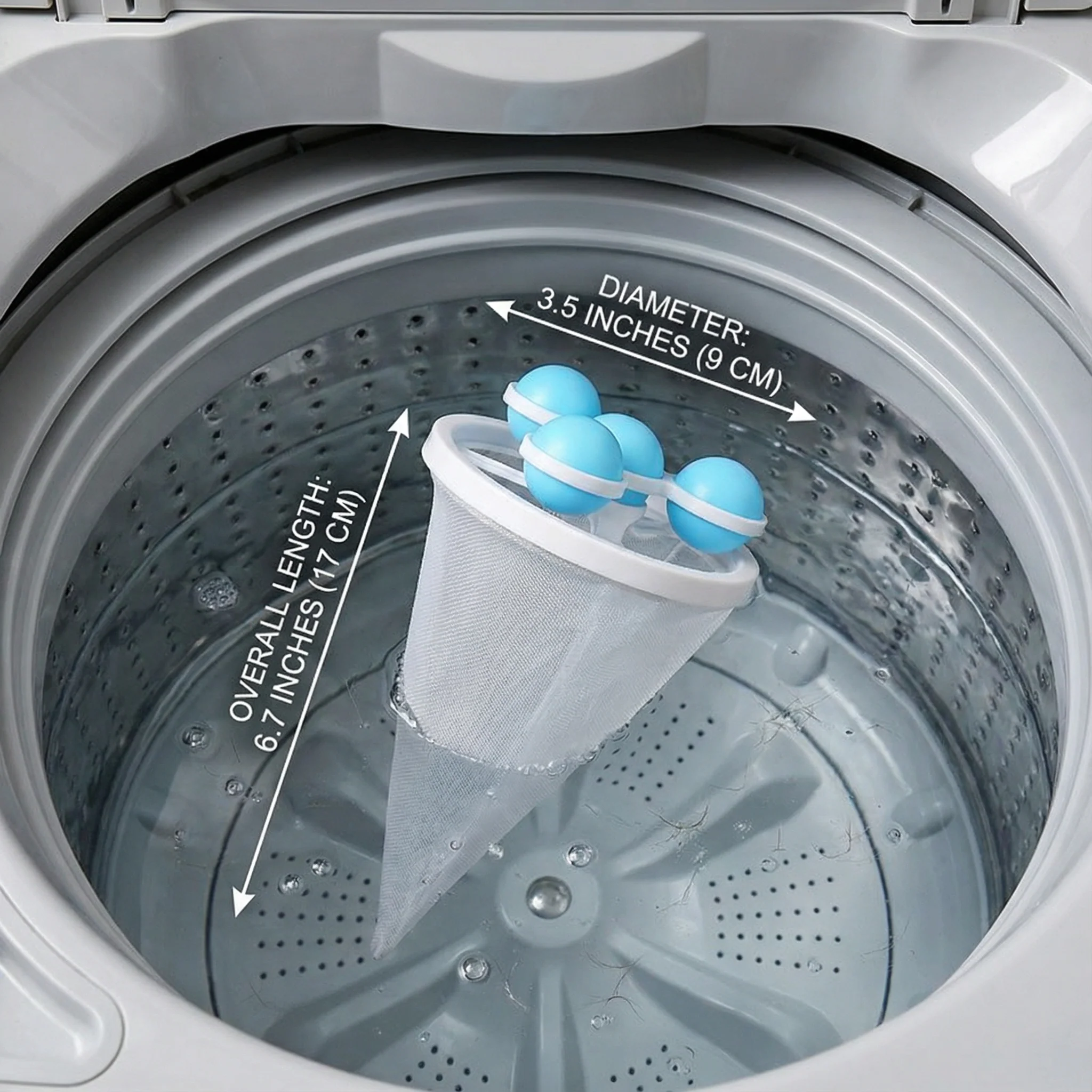 Pet Hair Laundry Filter for Washing Machines – Reusable Mesh Catcher - Image 5