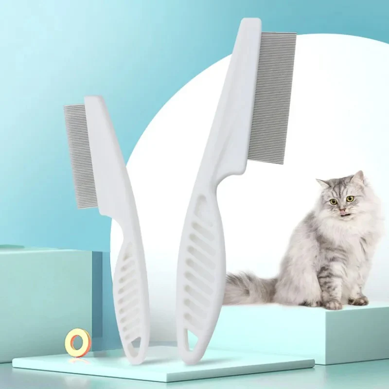 Pet Hair Shedding Comb Stainless Steel Flea Comb - Image 2