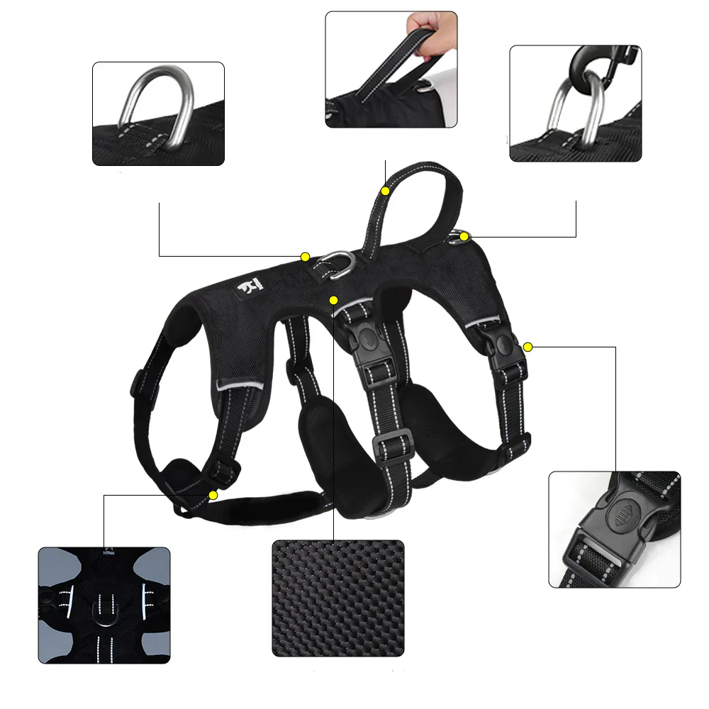Reflective Anti-Pull Dog Harness – GripGuard Comfort - Image 5