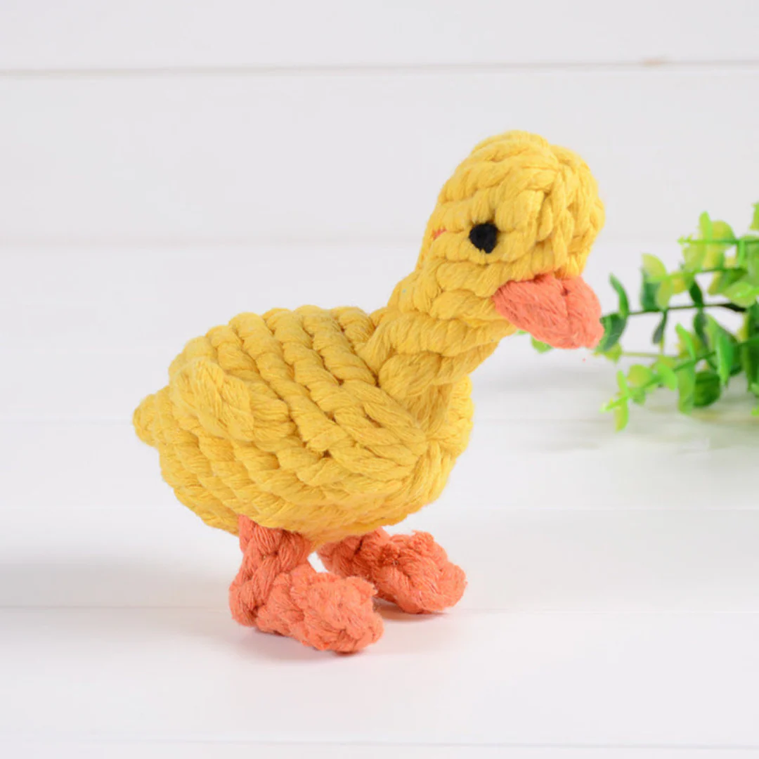 Robust chew toy set made from cotton - Image 3