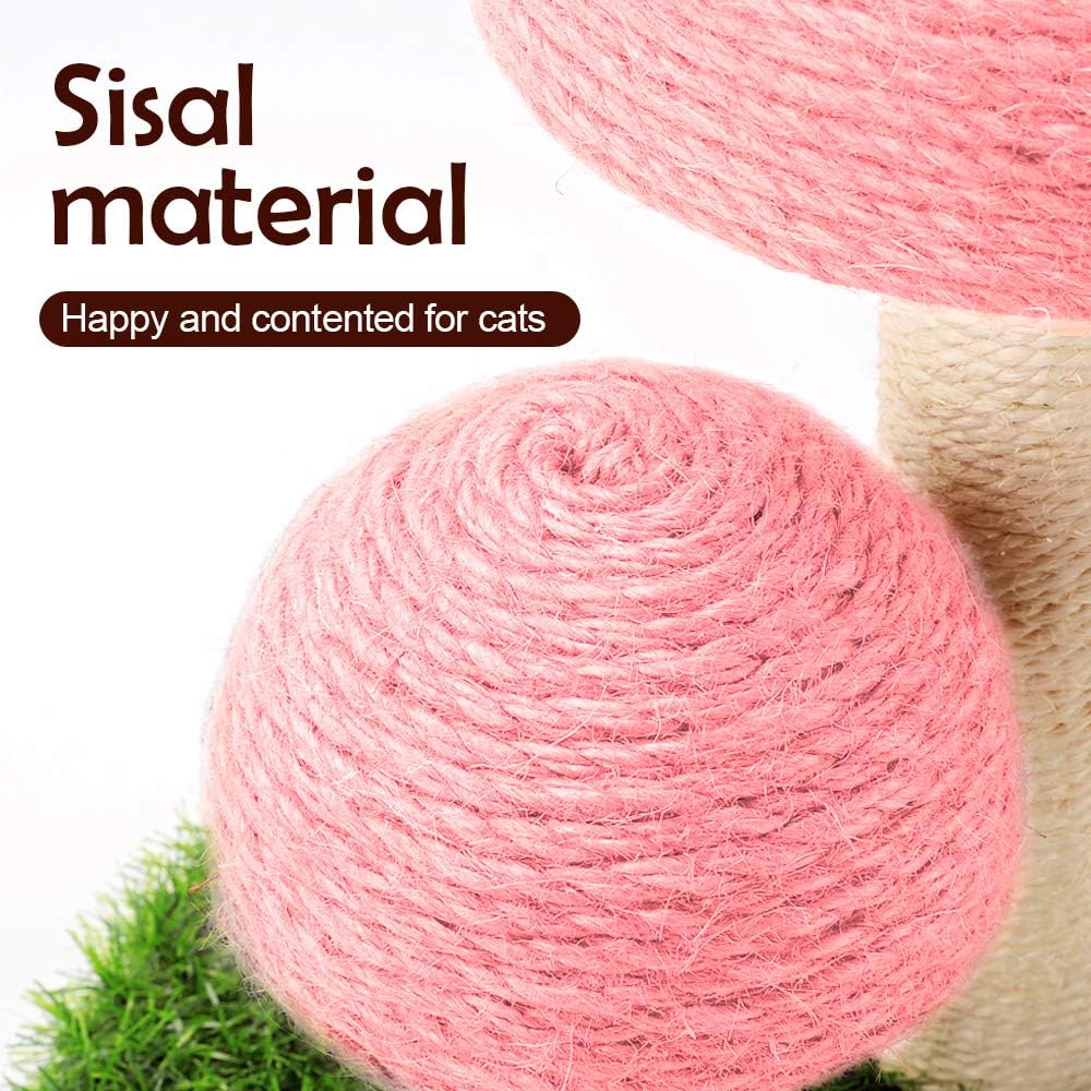 Sisal Cat Mushroom Scratching Post - Image 5