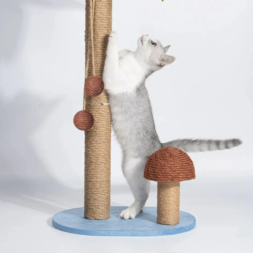 Sisal Cat Palm & Mushroom Scratching Post - Image 3