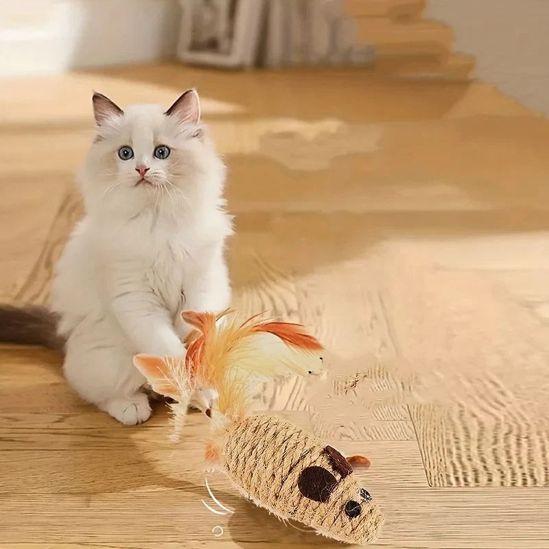 Sisal Fake Mouse Cat Toy